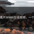 一人看片WWW在线视频，一个人看